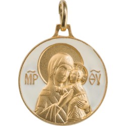 Vierge Eleousa (Laiton Doré)