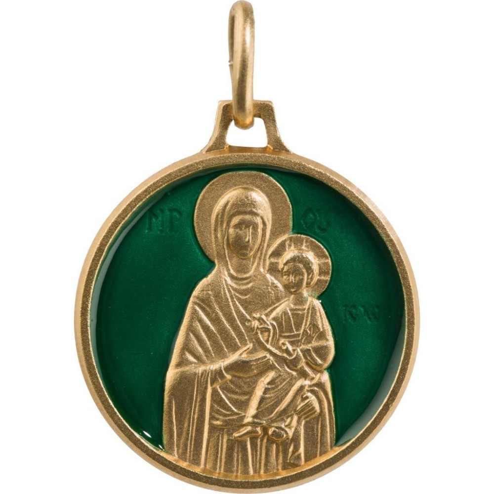 Vierge Byzantine (Laiton Doré)