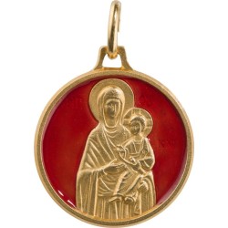 Vierge Byzantine (Laiton Doré)
