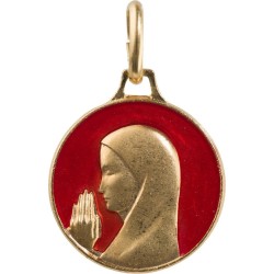 Vierge Orante (Laiton Doré)