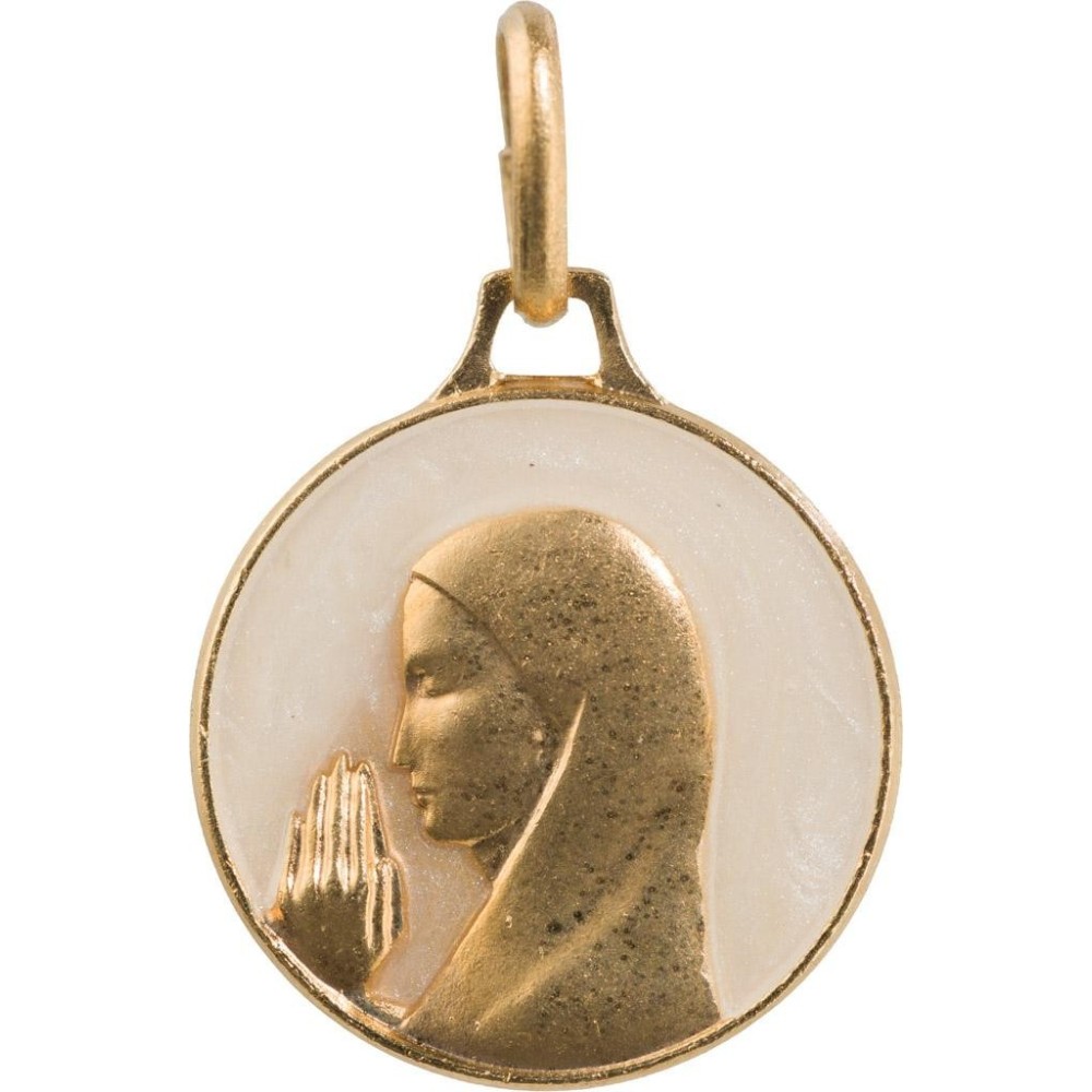 Vierge Orante (Laiton Doré)