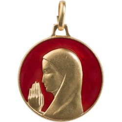 Vierge Orante (Laiton Doré)