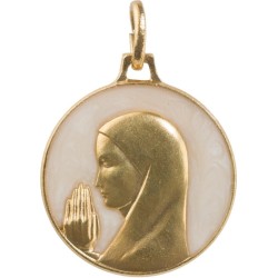 Vierge Orante (Laiton Doré)