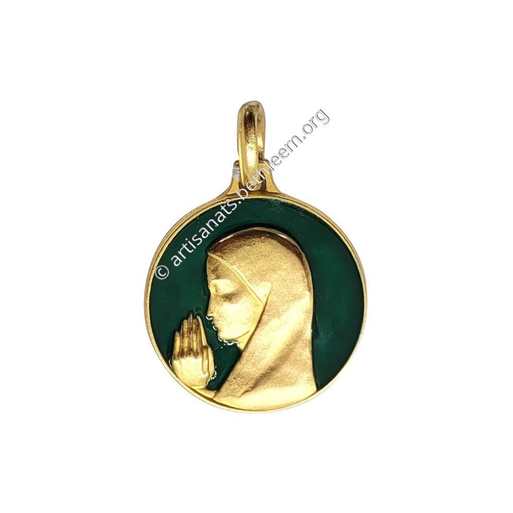 Vierge Orante (Laiton Doré)