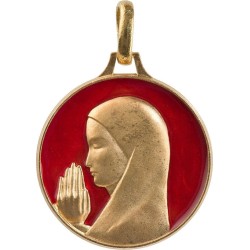 Vierge Orante (Laiton Doré)