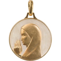 Vierge Orante (Laiton Doré)