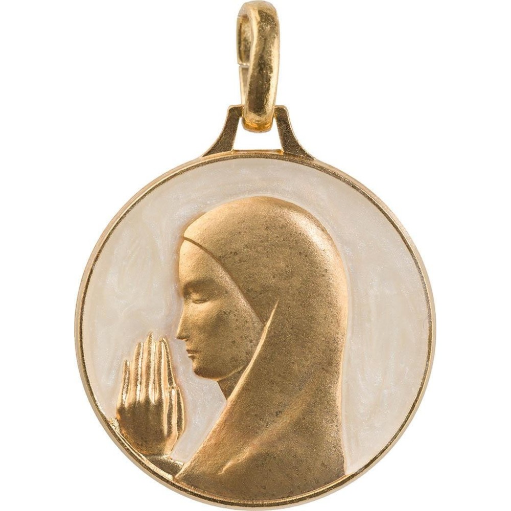 Vierge Orante (Laiton Doré)