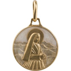 Sainte Bernadette (Laiton Doré)