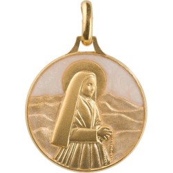 Sainte Bernadette (Laiton Doré)