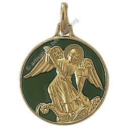 Saint Michel (Laiton Doré)