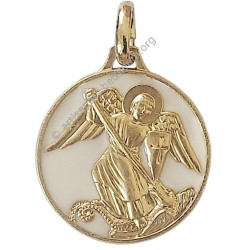 Saint Michel (Laiton Doré)