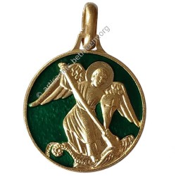 Saint Michel (Laiton Doré)