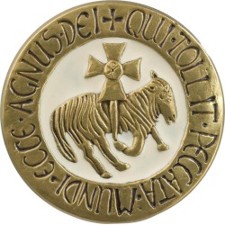 Magnet Agneau de Cluny (relief, Patine Bronze)