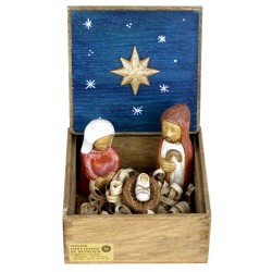 Nativité en coffret (Jésus-Marie-Joseph)