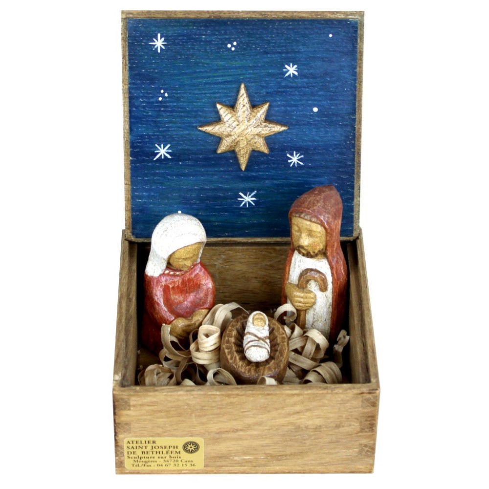 Nativité en coffret (Jésus-Marie-Joseph)
